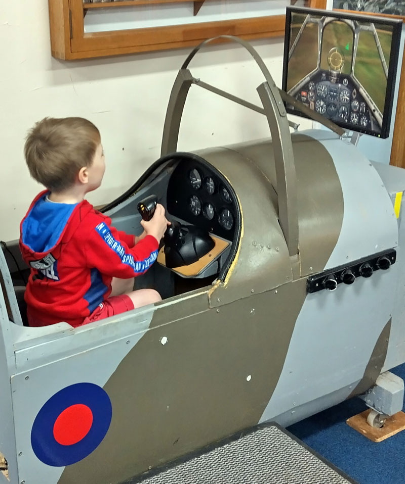 Childrens Spitfire Flight Simulator
