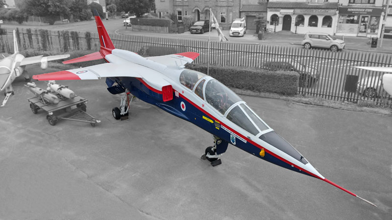 Sepecat Jaguar at Farnborough Air Sciences Museum